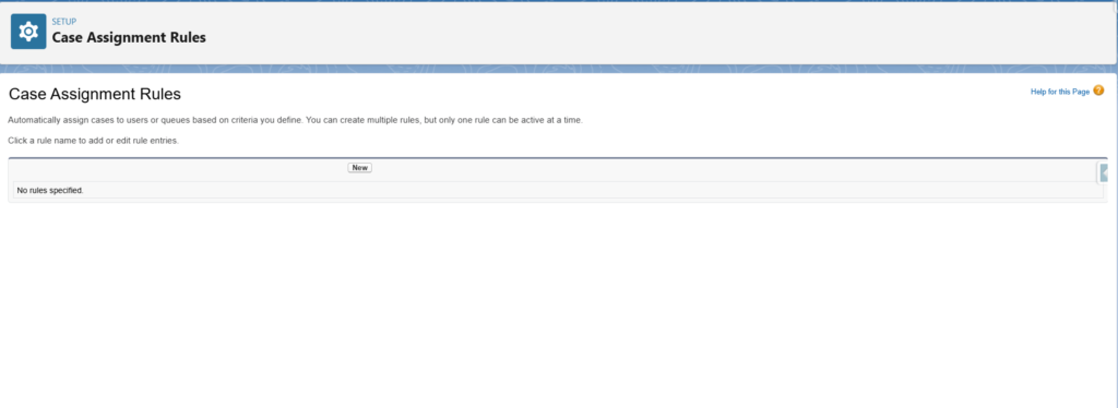 salesforce case assignment rules